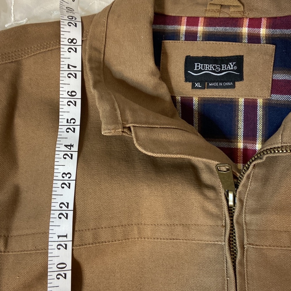 Burk’s Bay NRA flannel lined jacket. Brown Size XL - Picture 6 of 8